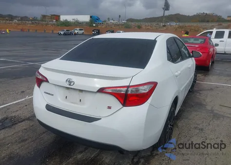 2016 Toyota Corolla S Plus из США, поврежденный, VIN 5YFBURHE9GP548287